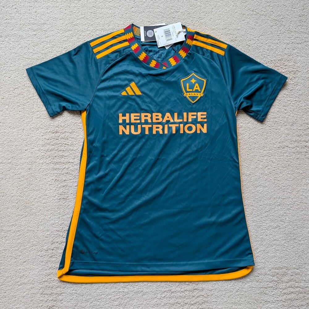 NEW adidas LA Galaxy 23/24 Away Soccer Jersey Green Women's Small or Large